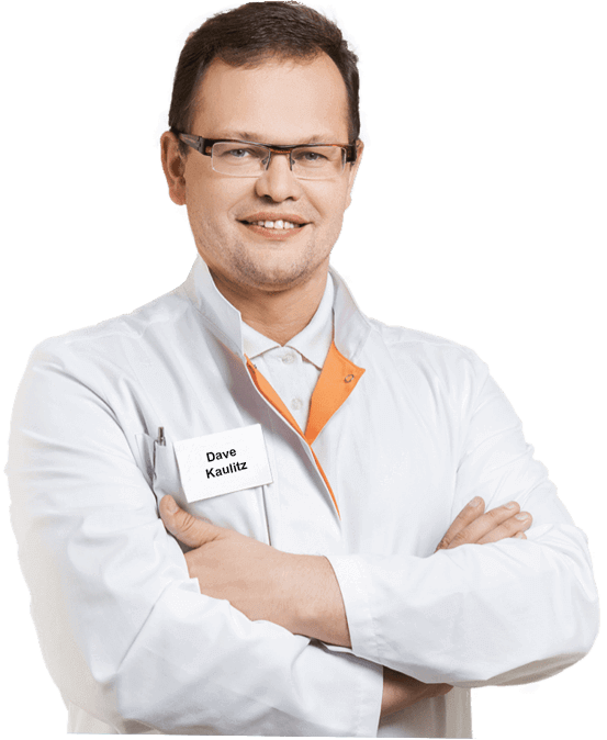 Dr. Dave Kaulitz, urólogo alemán que recomienda Uronix para tratar la incontinencia urinaria